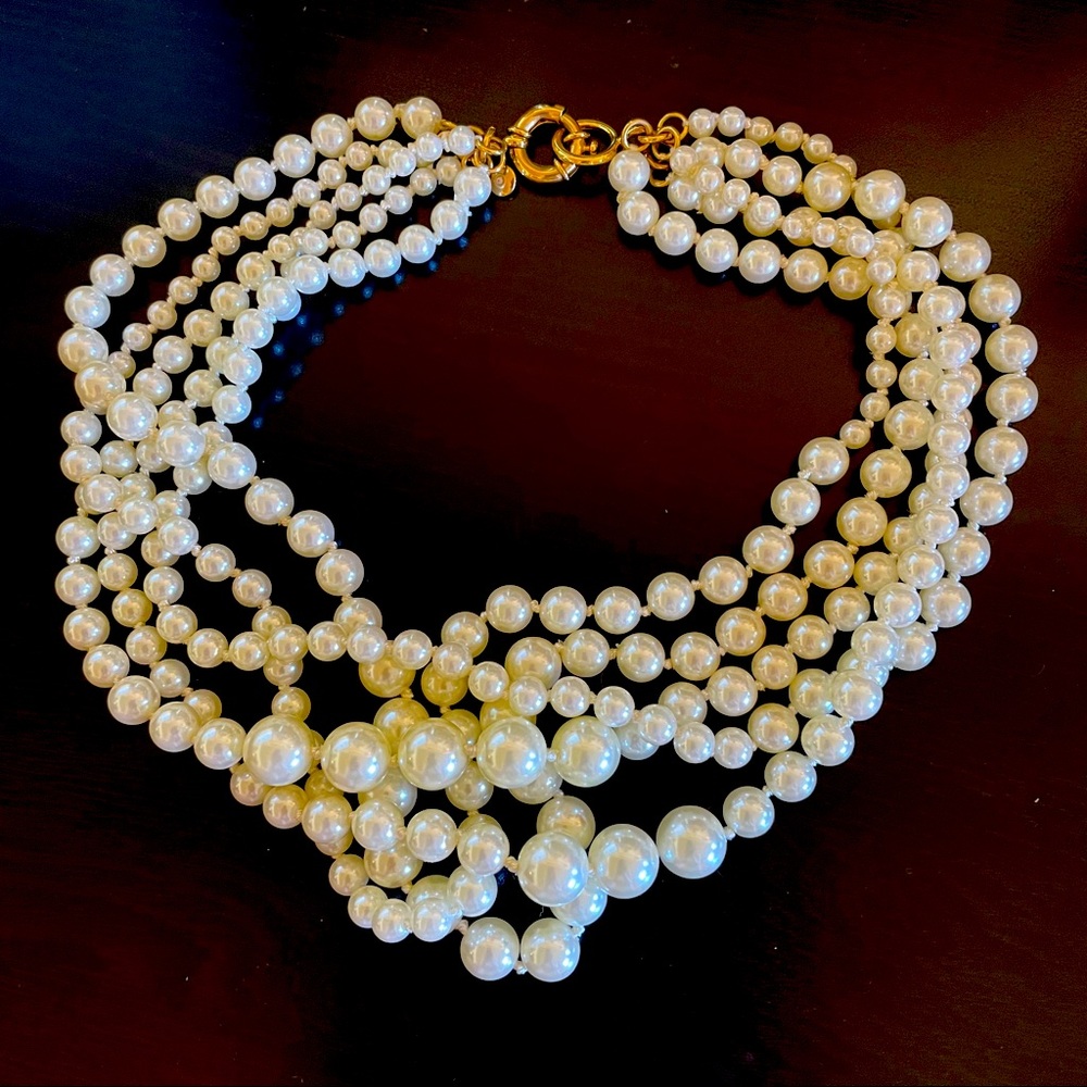 JCrew Multi-strand Pearls